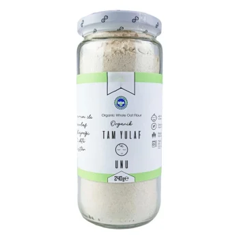 Mey İthalat® Natural Organik Tam Yulaf Unu 240gr