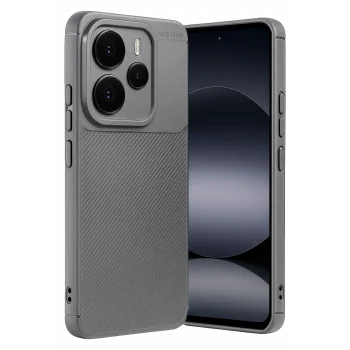 Mey İthalat®   Note 14 5G Auto Focus Karbon Kapak - Gri