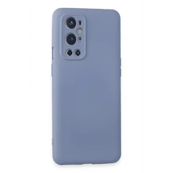 Mey İthalat®  One Plus 9 Pro Kılıf Nano içi Kadife Silikon - Mor