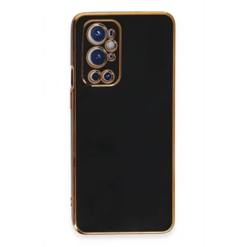 Mey İthalat®  One Plus 9 Pro Kılıf Volet Silikon - Siyah