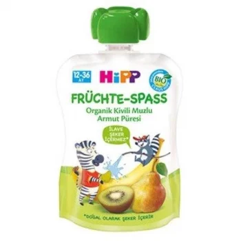 Mey İthalat®   Organik Kivili Muzlu Armut Püresi 100 Gr