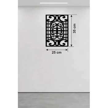 Mey İthalat® Osmanlı Motifli Dekoratif Ahşap Duvar Tablosu - 25x35 cm Lazer Kesim