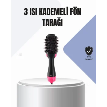 Mey İthalat® Oval Tasarımlı Profesyonel Fönlü Saç Şekillendirici
