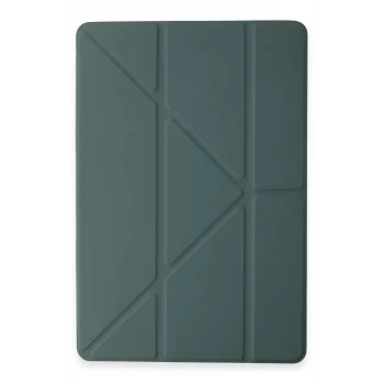 Mey İthalat®   Pad 6 Kılıf Kalemlikli Mars Tablet Kılıfı - Koyu Yeşil