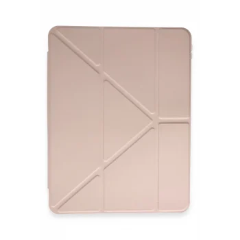 Mey İthalat®   Pad 6 Kılıf Kalemlikli Mars Tablet Kılıfı - Rose Gold