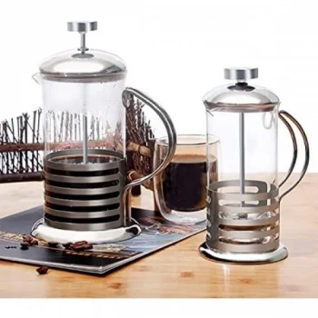 Mey İthalat® PASLANMAZ ÇELİK GÖVDELİ FRENCH PRESS KAHVE VE ÇAY DEMLEME APARATI
