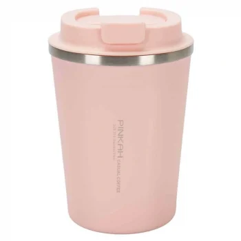 Mey İthalat® Paslanmaz Çelik Kahve Termos Bardağı 380 ml
