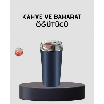 Mey İthalat® Paslanmaz Çelik Otomatik Öğütücü Kolay Temizlenebilir Yedek Bıçaklı