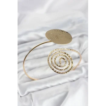 Mey İthalat® Pazu Bileklik Gold Renk Pirinç Bohem Tarz Model