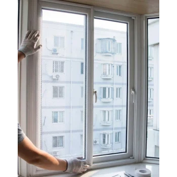 Mey İthalat® Pencere İçin Sineklik Tülü 100x150 CM Çift Taraflı Bant Hediyeli