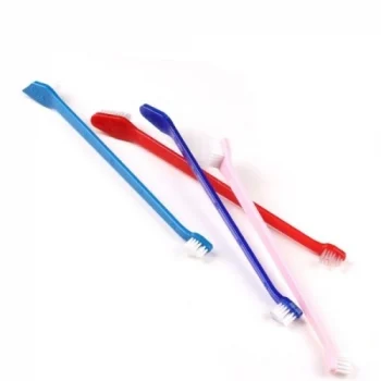 Mey İthalat® Plastik Köpek Diş Fırçası 4 Adet