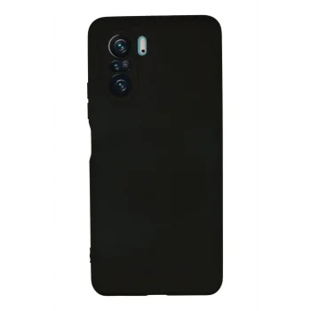 Mey İthalat®   Poco F3 Kılıf Nano içi Kadife Silikon - Siyah