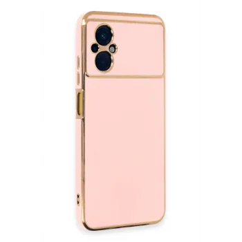 Mey İthalat®   Poco M5 Kılıf Volet Silikon - Pembe