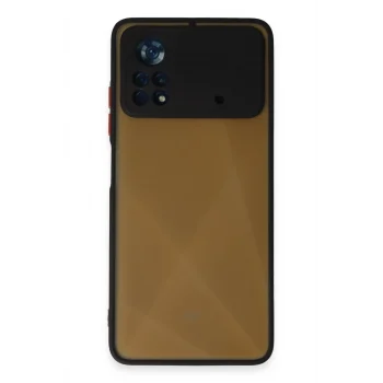 Mey İthalat®   Poco X4 Pro 5G Kılıf Montreal Silikon Kapak - Siyah