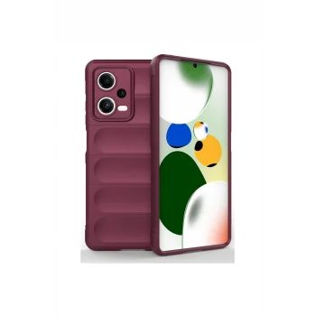 Mey İthalat®   Poco X5 5G Kılıf Optimum Silikon - Bordo