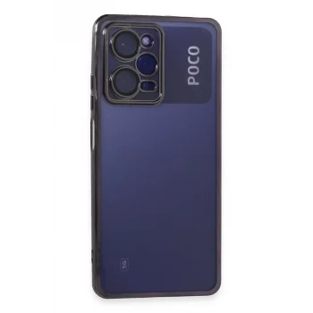 Mey İthalat®   Poco X5 Pro 5G Kılıf  Lensli Silikon - Mor