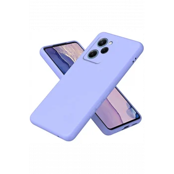 Mey İthalat®   Poco X5 Pro 5G Nano içi Kadife Silikon - Lila