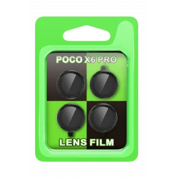 Mey İthalat®   Poco X6 Pro Raze Metal Kamera Lens - Siyah