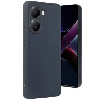Mey İthalat®   Poco X7 Pro Kılıf Aras Deri Kapak - Lacivert