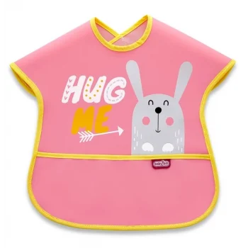 Mey İthalat® Poli Muşamba Büyük Mama Önlüğü 029 Pembe