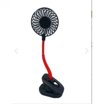 Mey İthalat® Portatif Işıklı Mini Klipsli Fan
