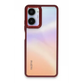 Mey İthalat®  Realme 10 Pro 5G Kılıf Dora Kapak - Kırmızı