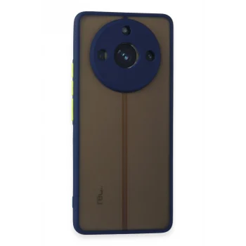 Mey İthalat®  Realme 11 Pro Kılıf Montreal Silikon Kapak - Lacivert