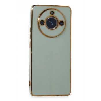 Mey İthalat®  Realme 11 Pro Kılıf Volet Silikon - Açık Yeşil