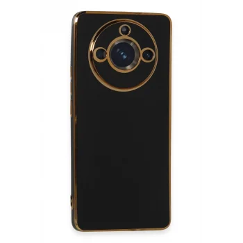 Mey İthalat®  Realme 11 Pro Kılıf Volet Silikon - Siyah