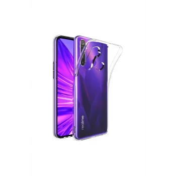 Mey İthalat®  Realme 5i Kılıf Lüx Şeffaf Silikon