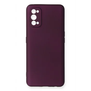 Mey İthalat®  Realme 7 Pro Kılıf First Silikon - Mürdüm