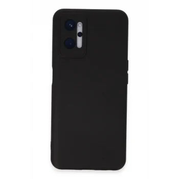 Mey İthalat®  Realme 9i 4G Kılıf Nano içi Kadife Silikon - Siyah