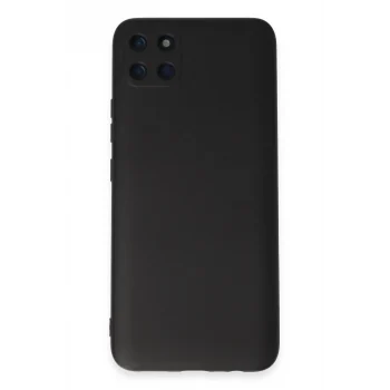 Mey İthalat®  Realme C11 Kılıf Nano içi Kadife Silikon - Siyah