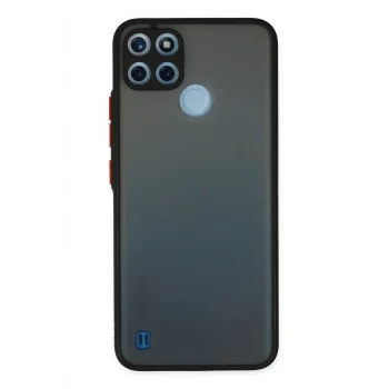 Mey İthalat®  Realme C21Y Kılıf Montreal Silikon Kapak - Siyah