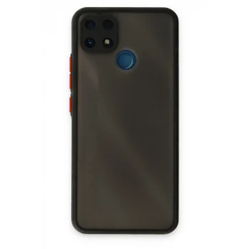 Mey İthalat®  Realme C25 Kılıf Montreal Silikon Kapak - Siyah