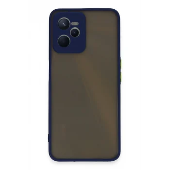 Mey İthalat®  Realme C35 Kılıf Montreal Silikon Kapak - Lacivert