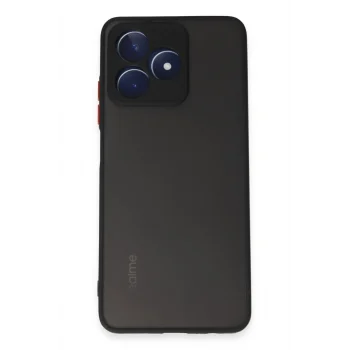 Mey İthalat®  Realme C53 Kılıf Montreal Silikon Kapak - Siyah
