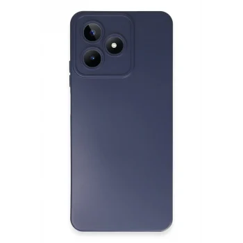 Mey İthalat®  Realme C53 Kılıf Nano içi Kadife Silikon - Lacivert