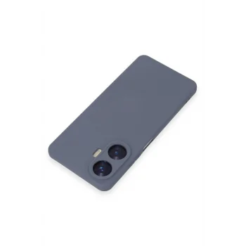 Mey İthalat®  Realme C55 Kılıf Nano içi Kadife Silikon - Gri