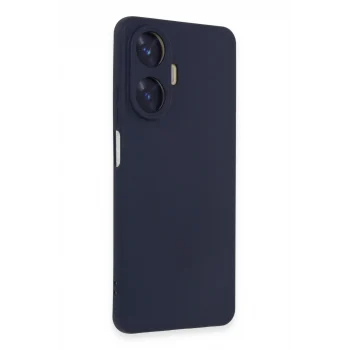Mey İthalat®  Realme C55 Kılıf Nano içi Kadife Silikon - Mor