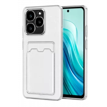 Mey İthalat®  Realme C61 Kılıf Kart Şeffaf Silikon - Şeffaf