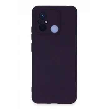 Mey İthalat®   Redmi 12C Kılıf Nano içi Kadife Silikon - Mor