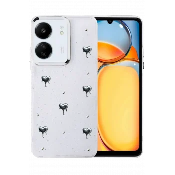 Mey İthalat®   Redmi 13C Fiyonk Desenli Kapak - Desen 3