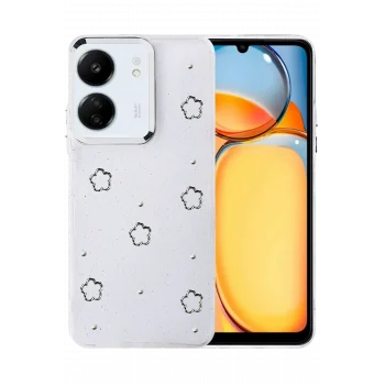 Mey İthalat®   Redmi 13C Fiyonk Desenli Kapak - Desen 8