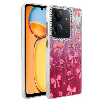 Mey İthalat®   Redmi 13C Kılıf Blade Aynalı Desenli Kapak - Desen 3