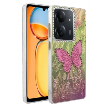 Mey İthalat®   Redmi 13C Kılıf Blade Aynalı Desenli Kapak - Desen 5