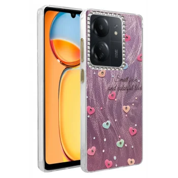Mey İthalat®   Redmi 13C Kılıf Blade Aynalı Desenli Kapak - Desen 8