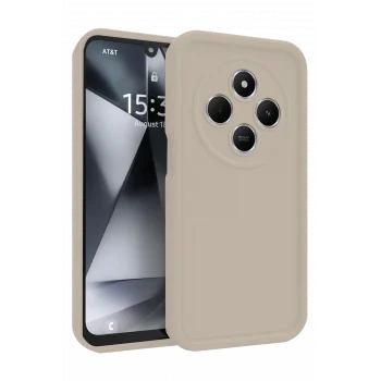 Mey İthalat®   Redmi 14C Kılıf Viera Silikon - Krem