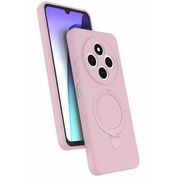 Mey İthalat®   Redmi 14C Regal Magsafe Standlı Kapak - Açık Pembe