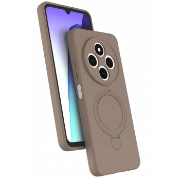 Mey İthalat®   Redmi 14C Regal Magsafe Standlı Kapak - Çöl Titanyum